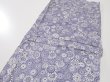 Photo4: 4G04z80  Japanese Kimono Silk  FABRIC Umbrella Dark lavender blue 63.8x13.8 (4)