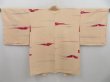 Photo1: 3012T08z510 Vintage Japanese Kimono Silk HAORI Cloud Peach (1)