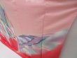 Photo4: 3013T07z1190  Japanese Kimono Silk FURISODE Butterfly Coral pink (4)