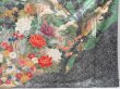 Photo6: 3014T03z1390  Japanese Kimono Silk FURISODE Peony Dull green (6)