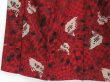 Photo4: 3014T05z840 Antique Japanese Kimono Silk OMESHI  Dark red (4)