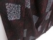 Photo3: 3014T06z620 Vintage Japanese Kimono Silk KOMON  Black (3)