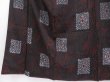 Photo4: 3014T06z620 Vintage Japanese Kimono Silk KOMON  Black (4)