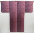 Photo2: 3021T06z470  Japanese Kimono Silk HAORI COAT Dull purple (2)