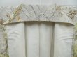 Photo7: 3022T01z950  Japanese Kimono Silk KOMON Maple tree Off-white (7)