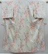 Photo1: 3022T03z850  Japanese Kimono Silk KOMON Sakura tree Off-white (1)