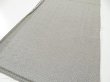 Photo2: 4F02z50  Japanese Kimono Silk  FABRIC Sayagata Gray 37.0x13.8 (2)