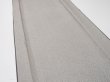 Photo3: 4F03z80  Japanese Kimono Silk  FABRIC Sayagata Gray 64.6x13.8 (3)