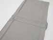 Photo4: 4F04z80  Japanese Kimono Silk  FABRIC Sayagata Gray 64.6x13.8 (4)