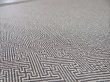 Photo6: 4F04z80  Japanese Kimono Silk  FABRIC Sayagata Gray 64.6x13.8 (6)