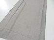 Photo2: 4F05z80  Japanese Kimono Silk  FABRIC Sayagata Gray 64.6x14.2 (2)