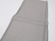 Photo4: 4F06z80  Japanese Kimono Silk  FABRIC Sayagata Gray 64.6x14.2 (4)