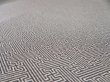 Photo5: 4F06z80  Japanese Kimono Silk  FABRIC Sayagata Gray 64.6x14.2 (5)