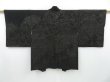 Photo1: 3023T12z680 Vintage Japanese Kimono Silk HAORI Mountain Black (1)