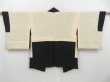 Photo8: 3121T09z520 Vintage Japanese Kimono Silk HAORI Flower Black (8)