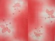 Photo3: 3121T14z500 Vintage Japanese Kimono Silk HAORI Paulownia Coral pink (3)