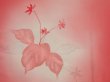 Photo4: 3121T14z500 Vintage Japanese Kimono Silk HAORI Paulownia Coral pink (4)