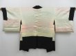 Photo6: 3121T17z570 Vintage Japanese Kimono Silk HAORI Bamboo Black (6)