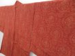 Photo2: 3126T16z510 Vintage Japanese Kimono Silk HAORI Flower Red-Brown (2)