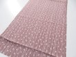 Photo2: 1K02z60  Japanese Kimono Silk  FABRIC Yabane Rosy brown 42.5x14.6 (2)