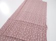 Photo4: 1K03z100  Japanese Kimono Silk  FABRIC Yabane Rosy brown 72.4x14.6 (4)