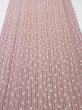 Photo1: 1K04z100  Japanese Kimono Silk  FABRIC Yabane Rosy brown 72.4x14.6 (1)