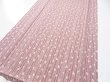 Photo2: 1K04z100  Japanese Kimono Silk  FABRIC Yabane Rosy brown 72.4x14.6 (2)