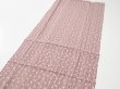 Photo4: 1K06z100  Japanese Kimono Silk  FABRIC Yabane Rosy brown 72.4x14.6 (4)