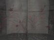 Photo3: 3128T03z240 Vintage Japanese Kimono Silk See through HAORI Flower (3)