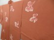 Photo2: 3128T14z560  Japanese Kimono Silk HAORI Petal Dark coral (2)