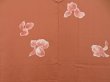 Photo3: 3128T14z560  Japanese Kimono Silk HAORI Petal Dark coral (3)