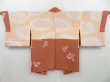 Photo7: 3128T14z560  Japanese Kimono Silk HAORI Petal Dark coral (7)