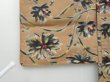 Photo5: 3201T06z410 Vintage Japanese Kimono Silk MEISEN HAORI Flower Light brown (5)