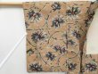 Photo8: 3201T06z410 Vintage Japanese Kimono Silk MEISEN HAORI Flower Light brown (8)