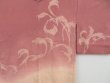 Photo3: 3201T11z600 Vintage Japanese Kimono Silk HAORI Wave Coral pink (3)