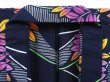 Photo7: 3202T11z510  Japanese Kimono Cotton YUKATA Leaf Dark navy (7)