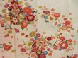 Photo7: 3203T08z740 Vintage Japanese Kimono Silk TSUKESAGE Flowers Off-white (7)