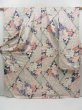 Photo1: 3203T13z1020  Japanese Kimono Silk FURISODE Peony Off-white (1)