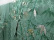 Photo2: 3210T08z850 Vintage Japanese Kimono Silk TSUKESAGE Bamboo Green (2)