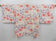 Photo1: 3217T09z480  Japanese Kimono Silk SHIBORI HAORI Flowers Off-white (1)