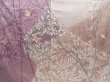 Photo7: 3222T01z990  Japanese Kimono Silk ARTIST WORK TSUKESAGE Butterfly (7)