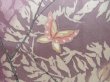 Photo8: 3222T01z990  Japanese Kimono Silk ARTIST WORK TSUKESAGE Butterfly (8)