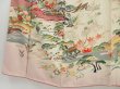 Photo5: 3222T04z840 Vintage Japanese Kimono Silk TSUKESAGE Hut Sand beige (5)