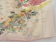 Photo6: 3222T04z840 Vintage Japanese Kimono Silk TSUKESAGE Hut Sand beige (6)