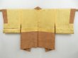 Photo7: 3222T05z530 Vintage Japanese Kimono Silk HAORI Shading off Orange-Brown (7)