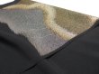 Photo8: F05z1100  Japanese Kimono Silk TOMESODE BOLT FABRIC  Black 551.2x14.8 (8)