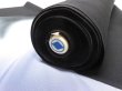 Photo4: F06z920  Japanese Kimono Silk TOMESODE BOLT FABRIC  Black 629.9x14.6 (4)