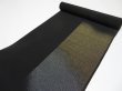 Photo8: F01z1100  Japanese Kimono Silk TOMESODE BOLT FABRIC  Black 629.9x14.6 (8)