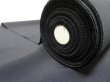 Photo9: F01z1100  Japanese Kimono Silk TOMESODE BOLT FABRIC  Black 629.9x14.6 (9)