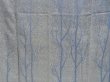 Photo7: 3228T08z990  Japanese Kimono Silk Artist work TSUKESAGE Grove Gray (7)